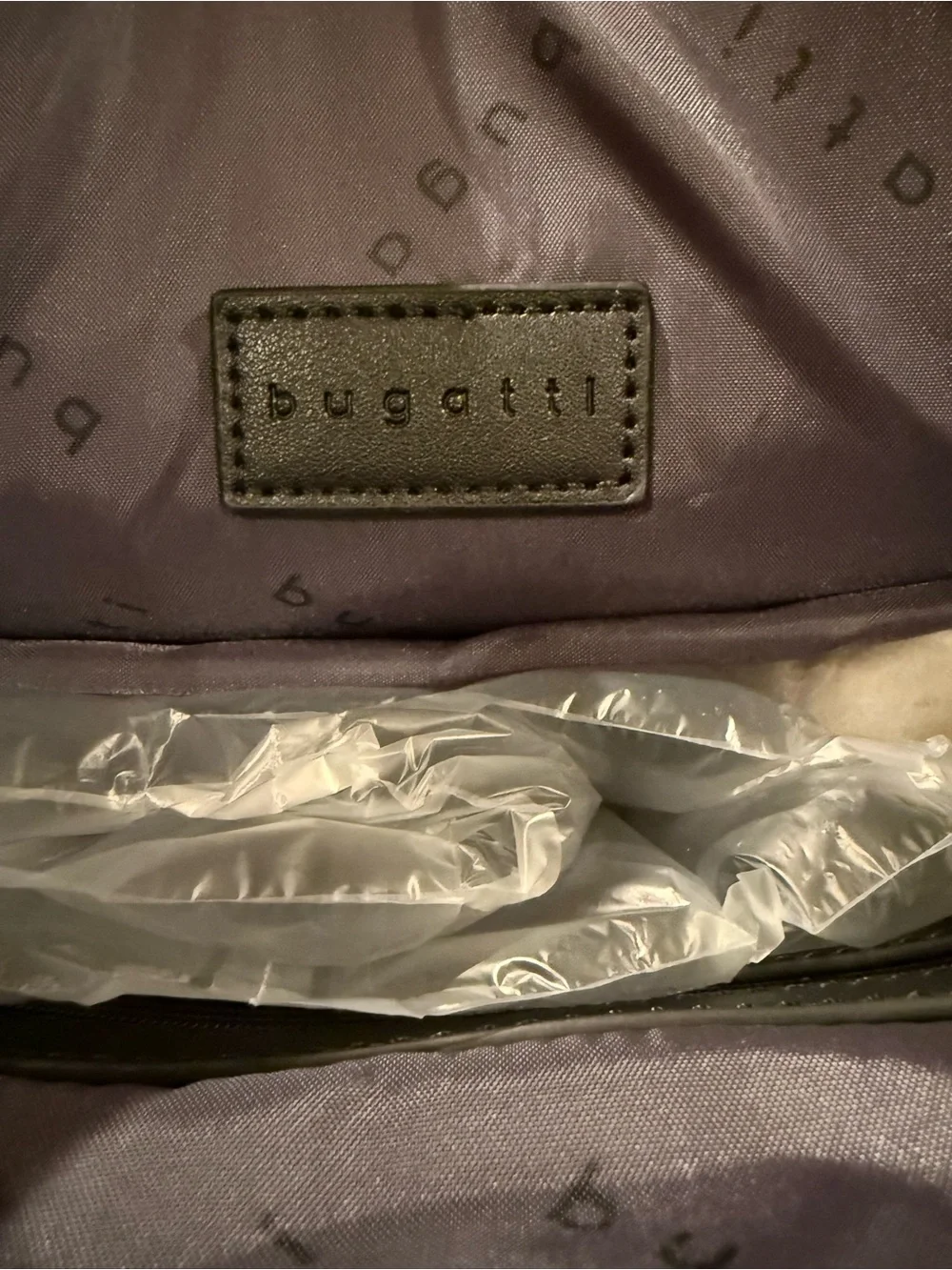 Bugatti Central Black Men's Leather Backpack